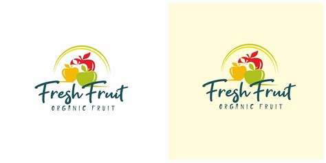 fresh fruit logo  maradesign codester