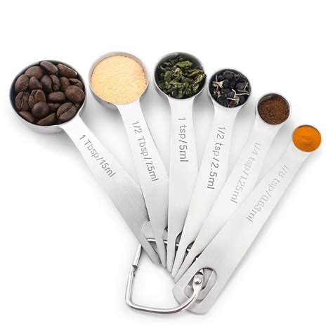 amazon easylife  stainless steel measuring spoons set     coupon challenge