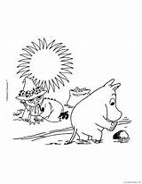 Moomins Coloring4free Cartoons Coloring Pages Cl Printable Related Posts sketch template