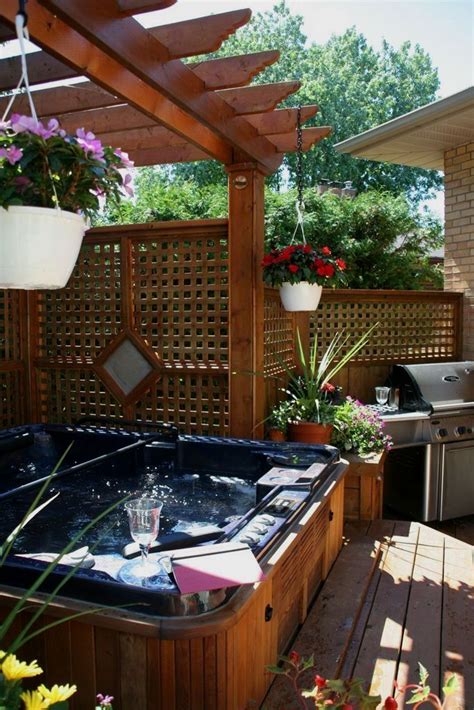 wonderful hottub landscaping tricks hot tub patio hot tub outdoor