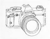 Camera Drawing Line Canon Dslr Drawings Digital Cameras Sketches Olympus Polaroid Being Dibujo Week Freelance Artist Getdrawings Paintingvalley Tumblr Printmaker sketch template