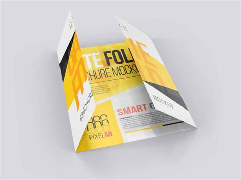 gate fold brochure mockups vectogravic design