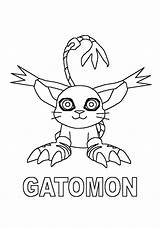Digimon Pages Coloring sketch template
