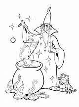 Coloring Wizard Merlin Pages Magician Emerald City Printable Color Magic Getcolorings Tricks Category Bbc Print Kidz sketch template