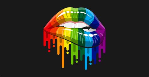 lips rainbow shirt lips pride lgbt gay homosexual lesbian ts lips