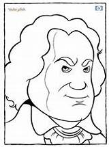 Beethoven Ludwig sketch template