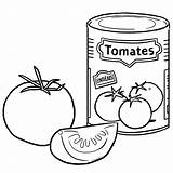 Tomate Tomates Colorear Olo Conserve Aliments Fondationolo Fondation Blogue Jeux Preescolar Cocinas Páginas Outils Objetos Enregistrée sketch template