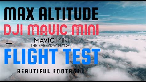 dji mavic mini altitude test warning dont     drone youtube