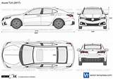 Acura Tlx Preview Templates Template sketch template