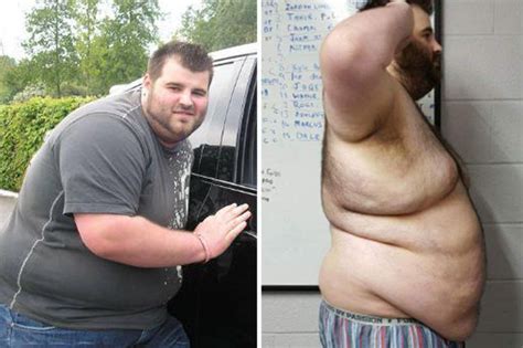 obese man loses 12st in 18 months after split from ex ‘her cheating