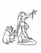 Coloring Pocahontas Drawing Child sketch template