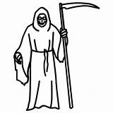 Reaper Grim Coloring Drawing Pages Cartoon Icon Scythe Soul Mortality Collector Line Transparent Death Clipart Printable Iconfinder Clipartmag Clipartkey sketch template