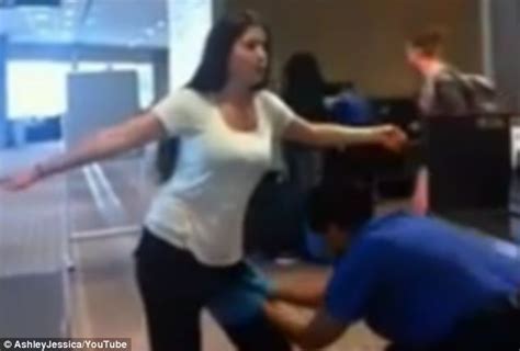 Moment Woman Claims She Was Groped By Tsa Agent During