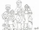 Recess Drawing Getdrawings Gang sketch template