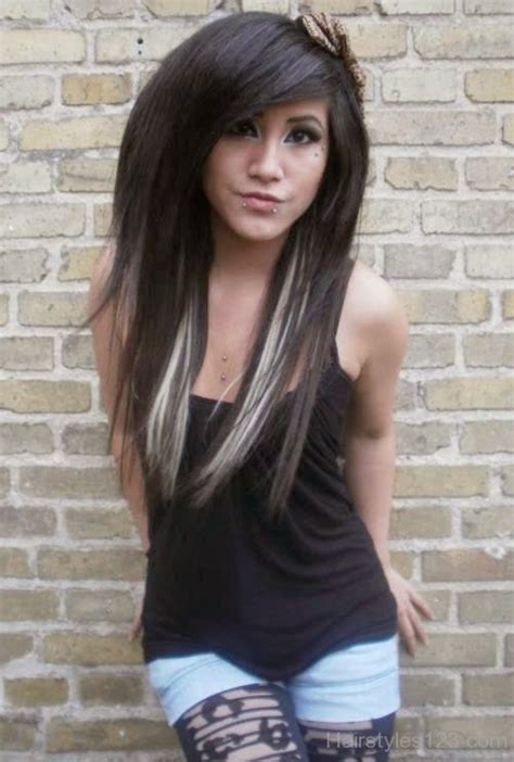 Beautiful Emo Hairstyle For Long Face Hair Style And Cut