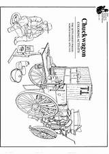Chuckwagon Coloring Pages sketch template