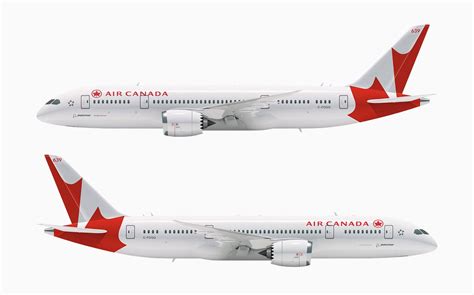 air canada livery  flavio carvalho canadian airlines aviation airplane air transat