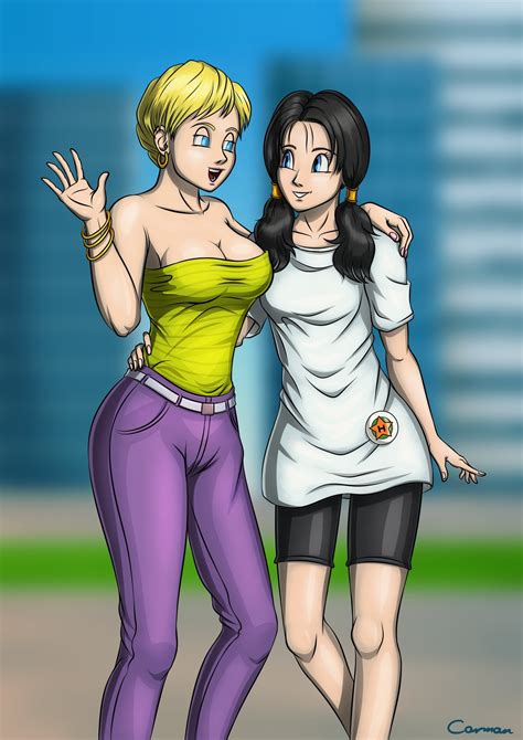 Erasa And Videl By Carman Art On Newgrounds