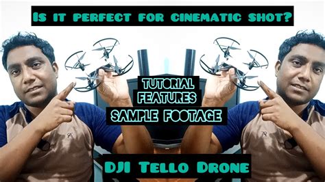 dji tello drone  features combo pack tutorial sample footageis  good  cinematic