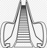 Escalator Icon Escalier Roulant Clipground sketch template