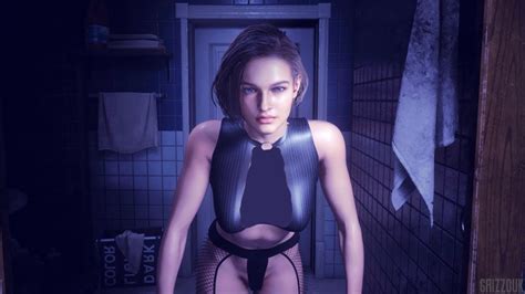resident evil 3 remake jill valentine in sexy late night
