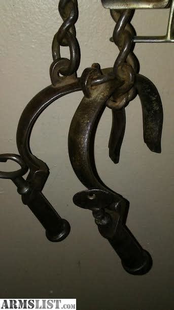 armslist for sale trade antique prison shackles cuffs etc