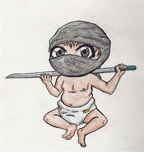 ninja baby  akiyata  deviantart