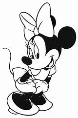 Minnie Mouse Coloring Pages Printable Print Color Mini Maus Disney Book Coloriage Para Colorear Minie Printables Cartoon Toddler Drawing Kids sketch template