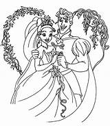Princess Coloring Tiana Naveen Pages Wedding Prince Sheet Print Disney Look Their Beautiful Click sketch template