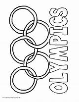 Coloring Olympic Pages Medal Gold Getcolorings Print sketch template