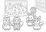 Critters Coloring Calico Pages Family Cat Gingerbread Printable Color Supermarket Print Getcolorings Kids Baby House Template Loud sketch template