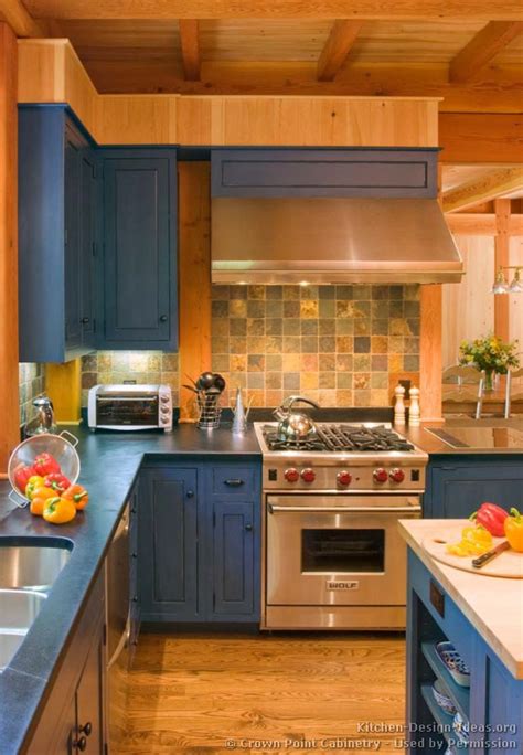 pictures  kitchens traditional blue kitchen cabinets kitchen