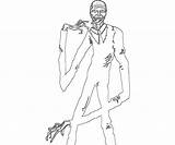 Slender Man Coloring Pages Character Slenderman Printable Scary Print Getcolorings Color Template sketch template