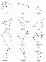 Constellation sketch template
