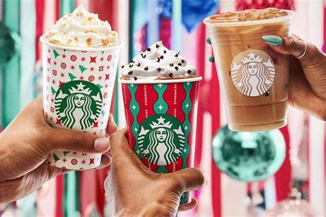 starbucks red cups       beloved holiday drinks