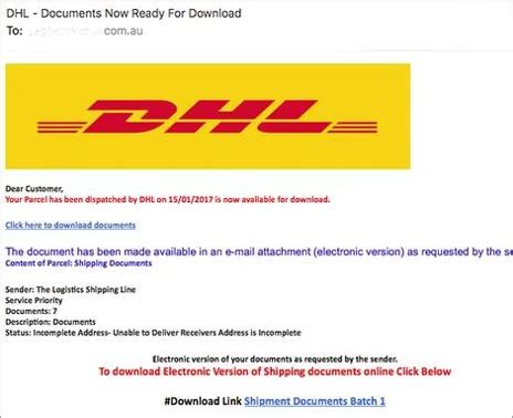 beware  dhl phishing scams identifying  avoiding fake dhl emails