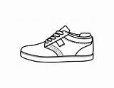 Coloring Shoe Shoes Printable Pages Sheets sketch template