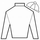 Coloring Derby Jockey Silks Pages Blank Template Kentucky Cup Shirt Melbourne Party Horse Silk Own Colouring Sheet Racing Printable Clipart sketch template