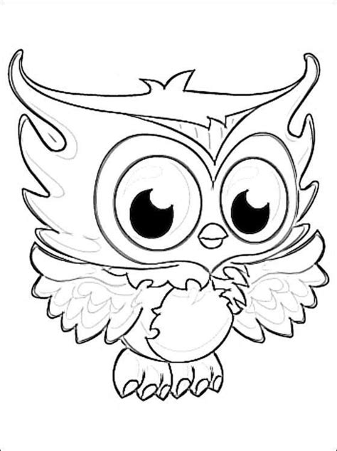 owl coloring pages  girls home family style  art