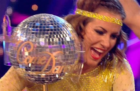 Strictly Come Dancing Caroline Flack Crowned Winner Of Dance Show