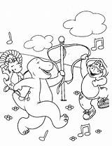 Coloring Pages Barney Disney Playhouse Color Bop Baby Print Popular Kids Printing Instructions sketch template