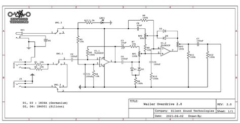 overdrive pedal schematic  sense relectricalengineering