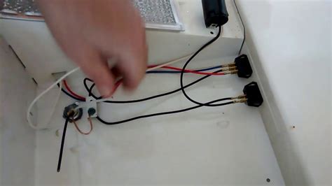 wire  range hood fan  light consult electrician    youtube