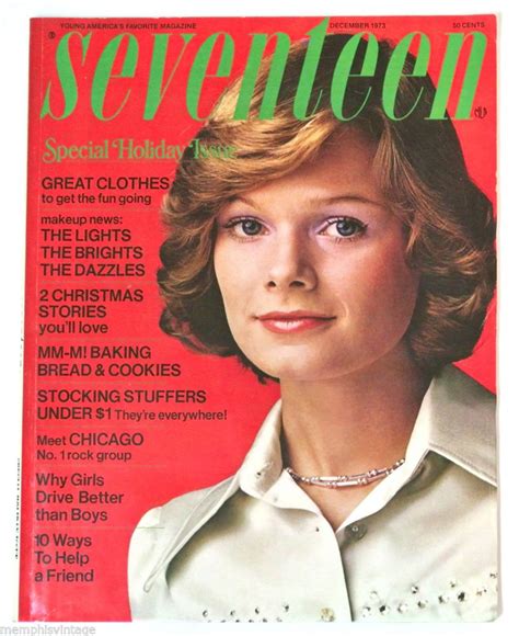 Seventeen Magazine December 1973 Vintage 70s Fashion
