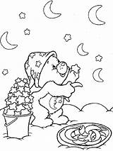 Coloring Care Bear Pages Bedtime Bears Printable Book Draw Emo Clipart Colouring Printables Color Library Teddy Names Popular Kids Moon sketch template