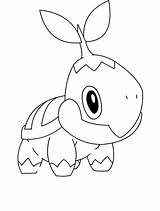 Turtwig Pokemon Coloring Pages Treecko Drawing Getcolorings Getdrawings Popular sketch template