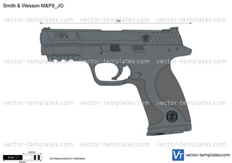 Templates Weapons Smith And Wesson Smith And Wesson Mandp9 Jg