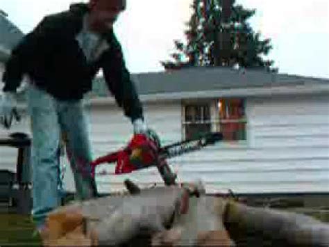 craftsman electric chainsaw review youtube