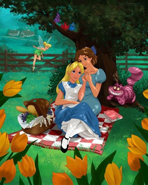 alice and wendy spending some picnic quality time by