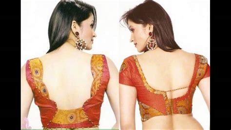 Back Neck Designs For Silk Saree Blouse Ladies Designs Pakistani